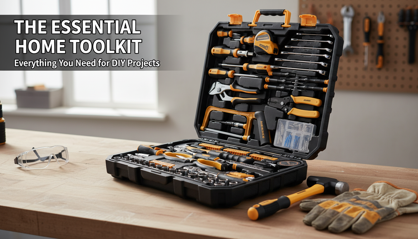198-Piece Home Tool Kit: Wrench, Case & Everyday Fixes